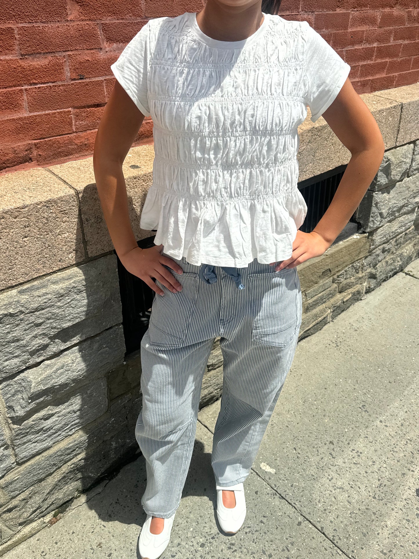 Aria Ruched Tee
