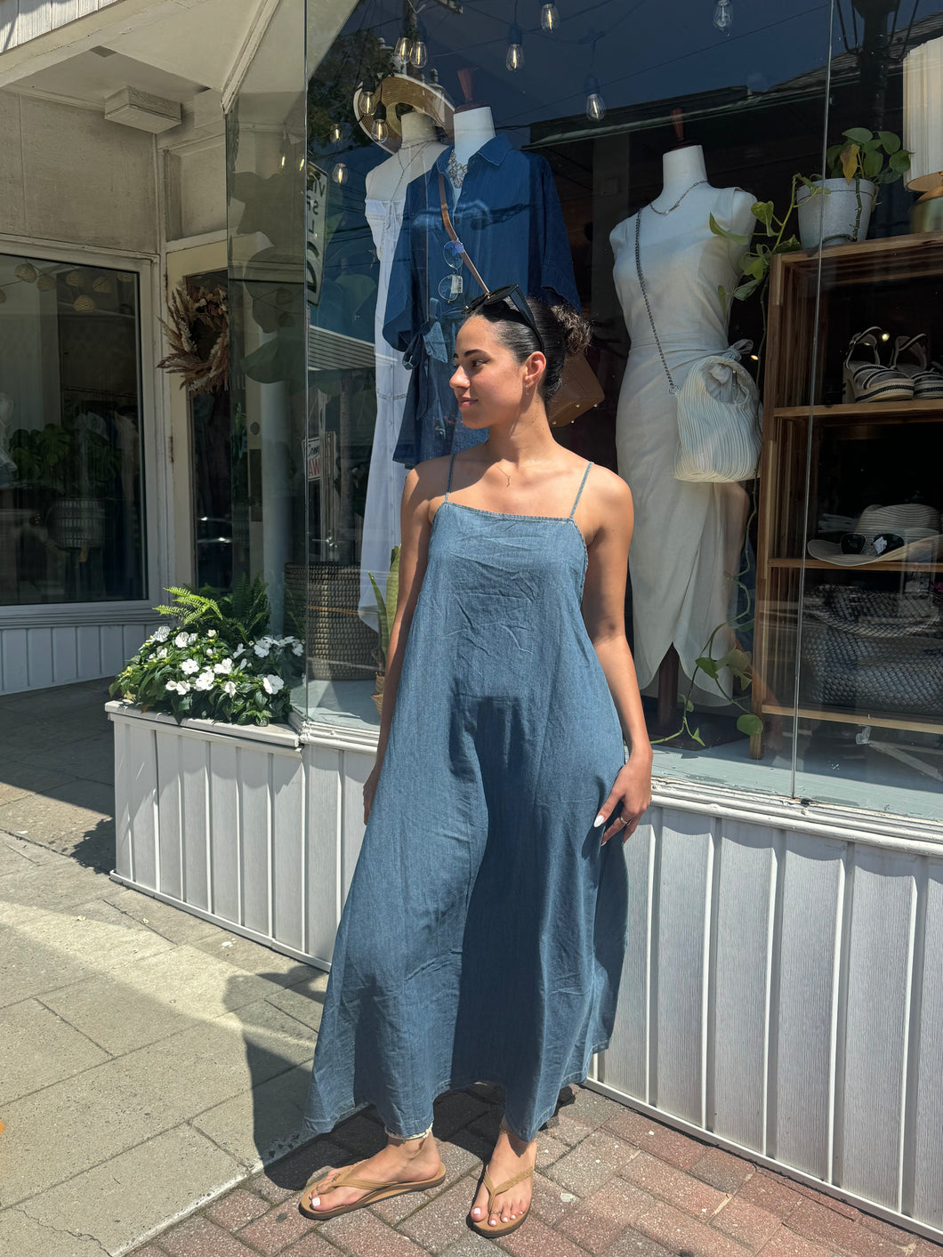 Harbor Blue Denim Dress
