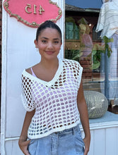 Load image into Gallery viewer, Sun Soaked Crochet Top
