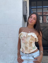 Load image into Gallery viewer, Painted Bloom Corset Top
