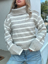 Load image into Gallery viewer, ZSUPPLY Josephine stripe turtleneck sweater
