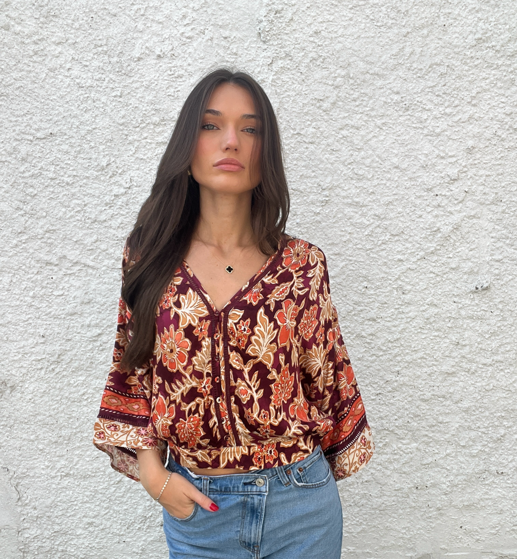 Burgundy Bliss Top